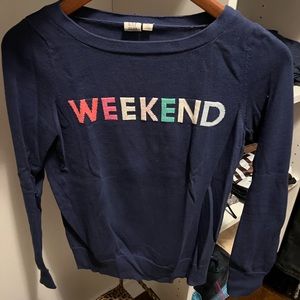 Gap “weekend” sweater. Size XS. Used.